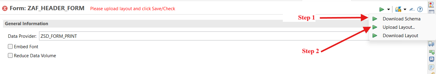 XSD Download and XDP Upload