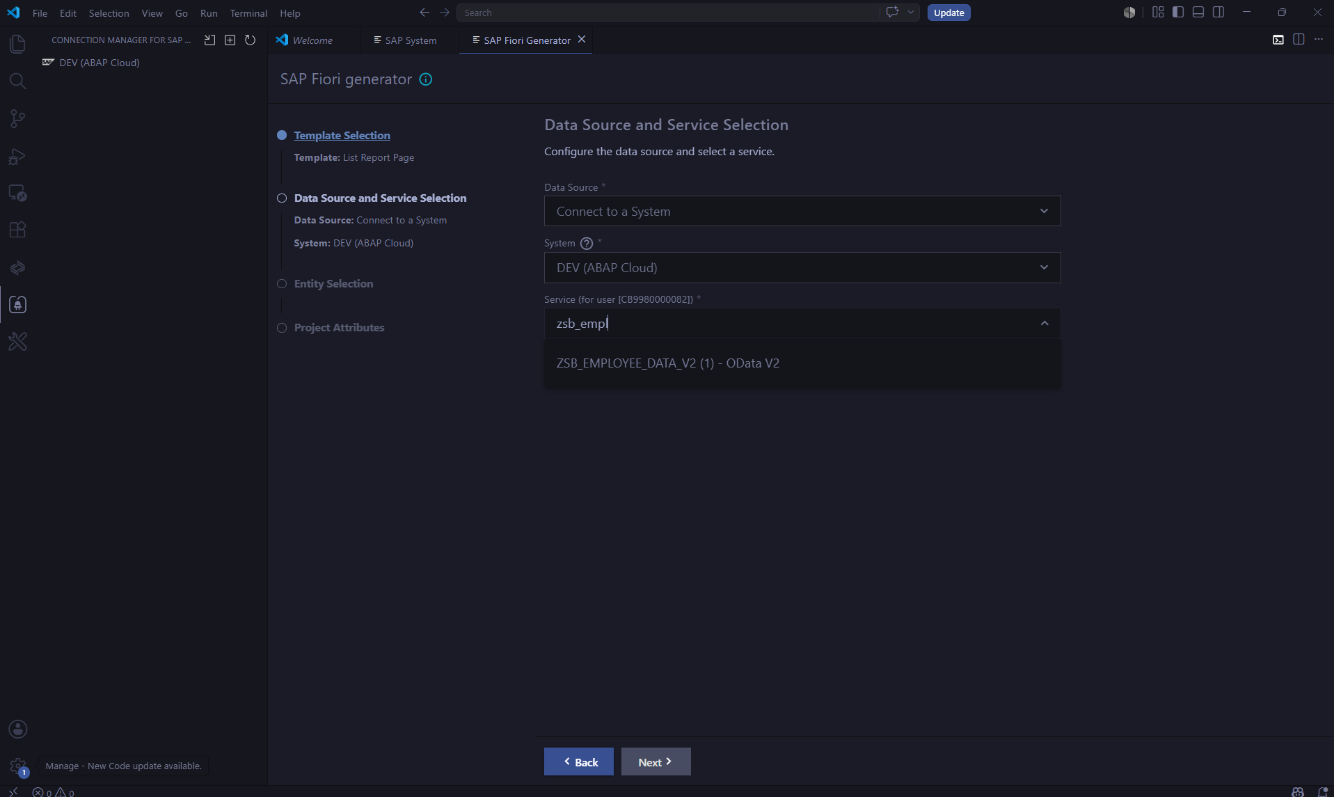 Service Binding confirmation