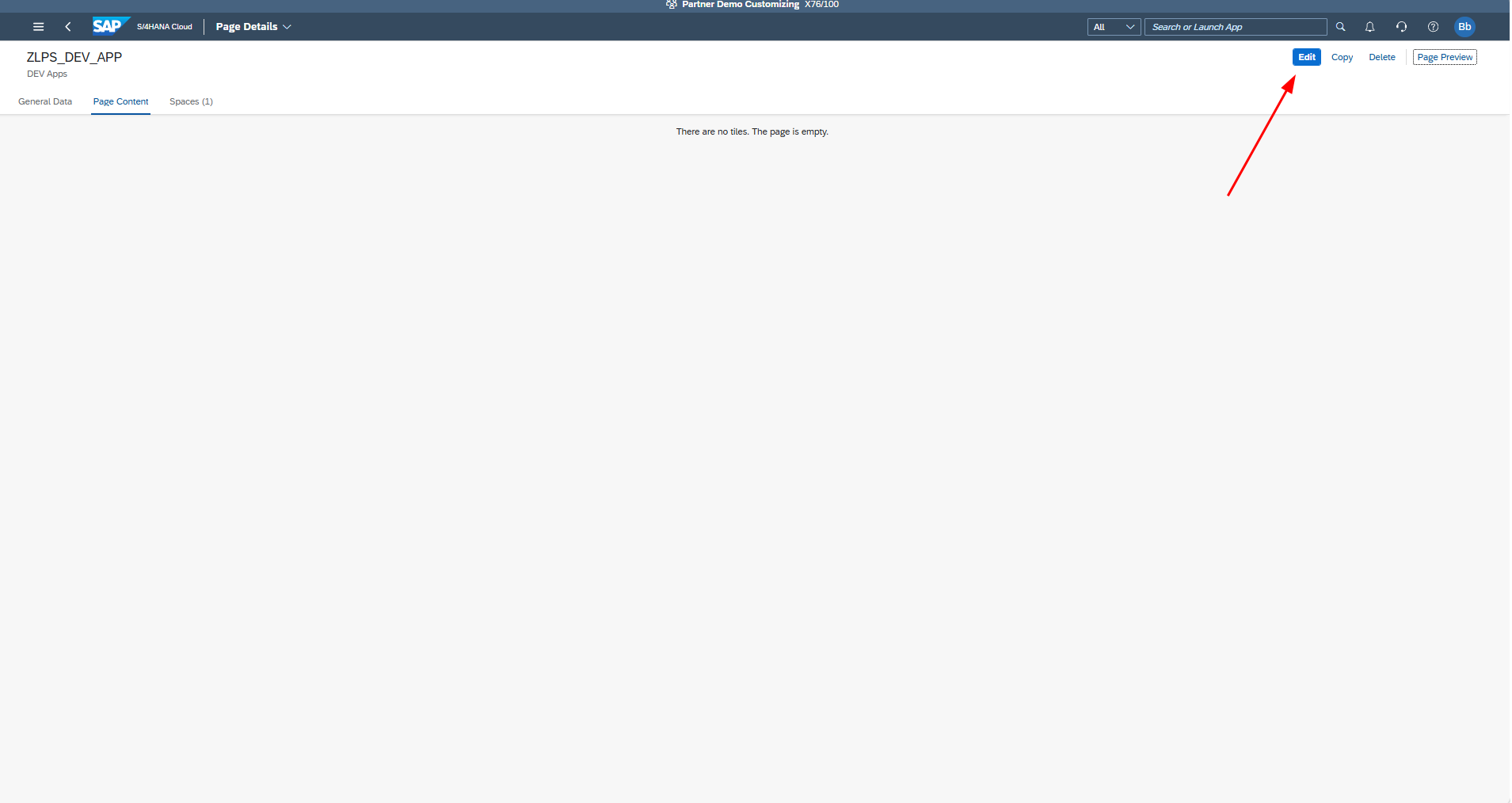 Add section button