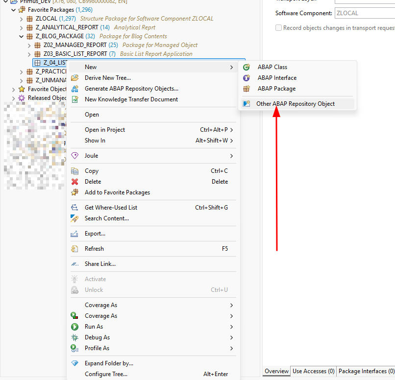 Creating a new repository object