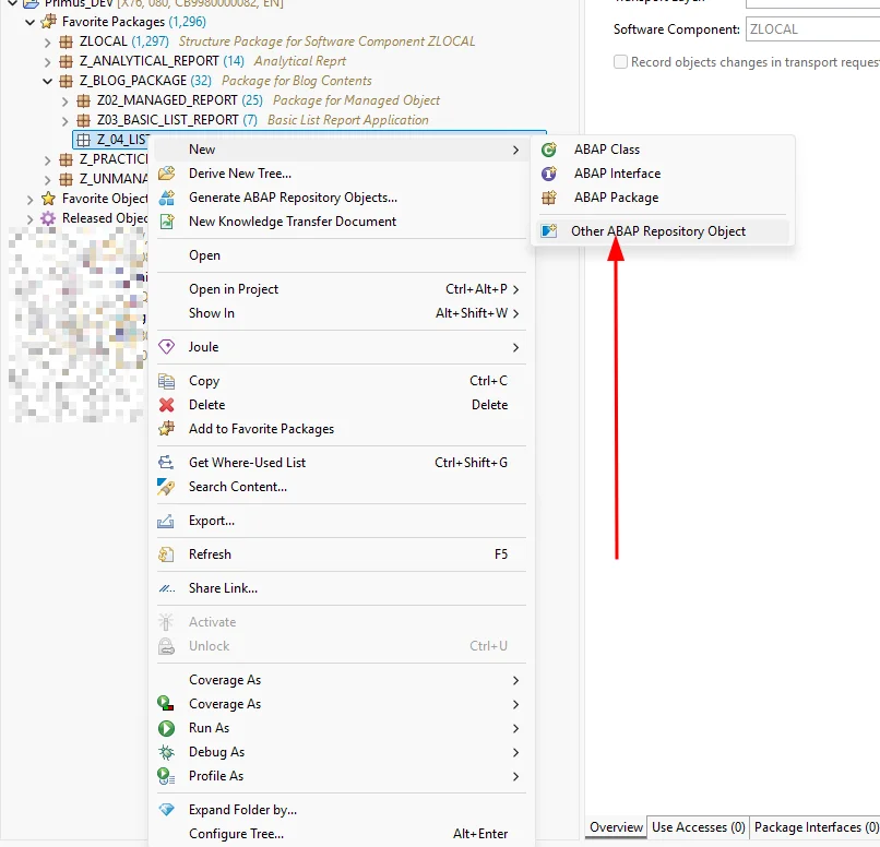Creating a new repository object