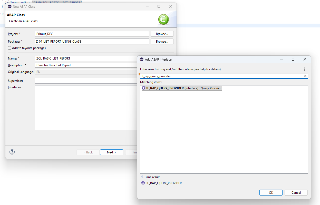 Adding the IF_RAP_QUERY_PROVIDER interface