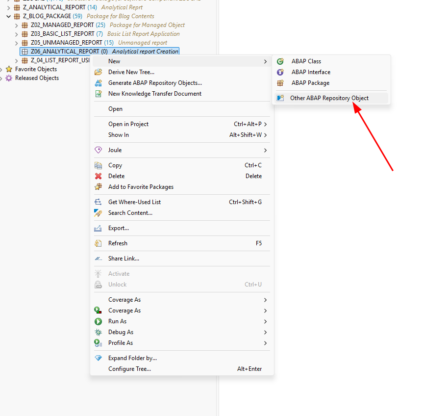Creating a new data definition