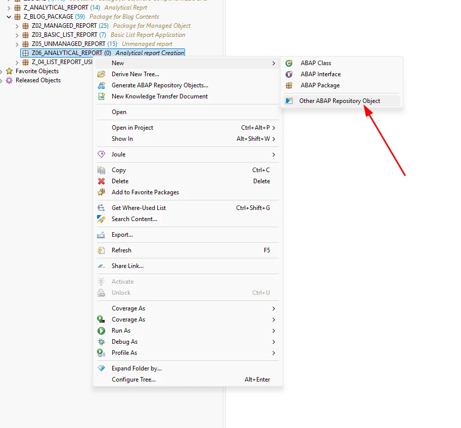 Creating a new data definition