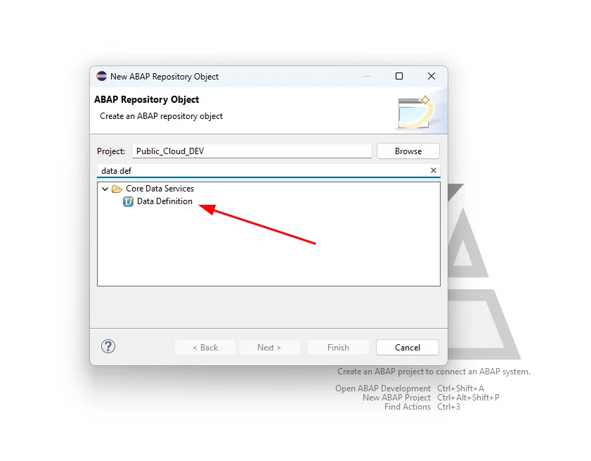 Selecting Data Definition