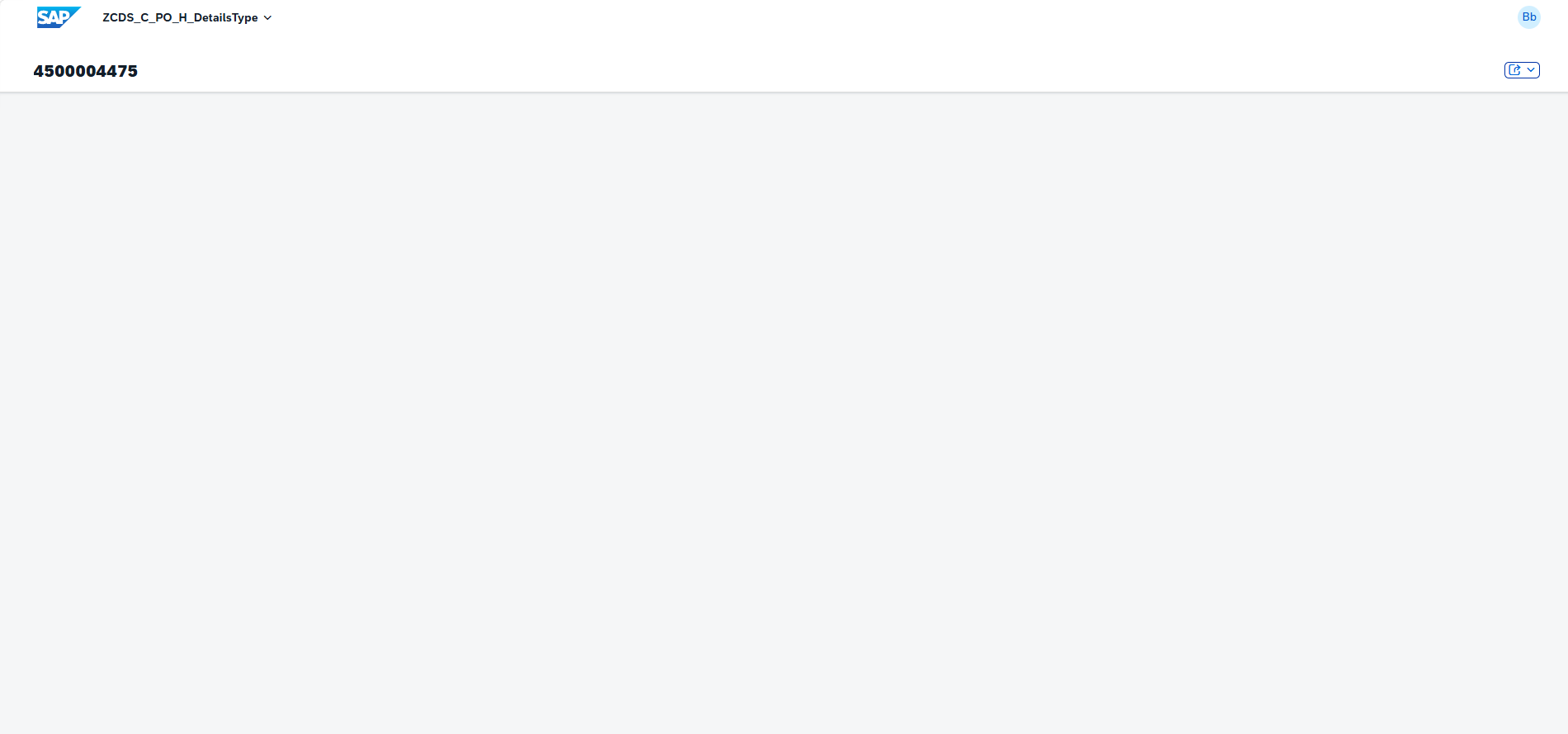 Default object page
