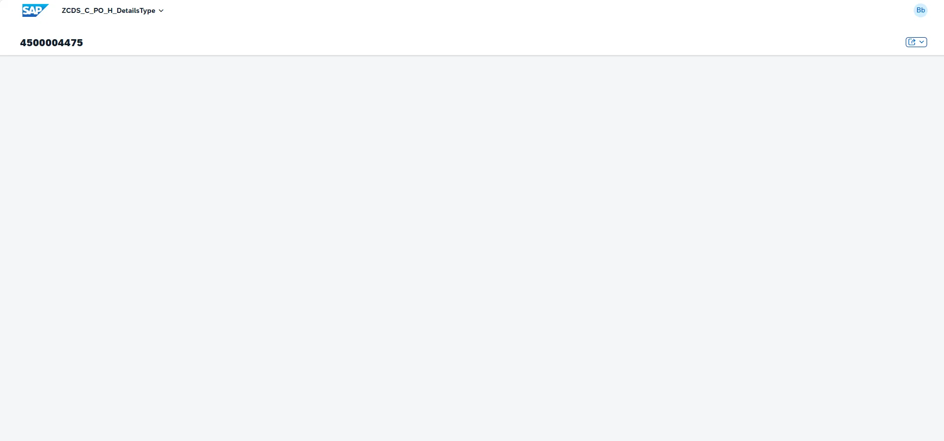 Default object page