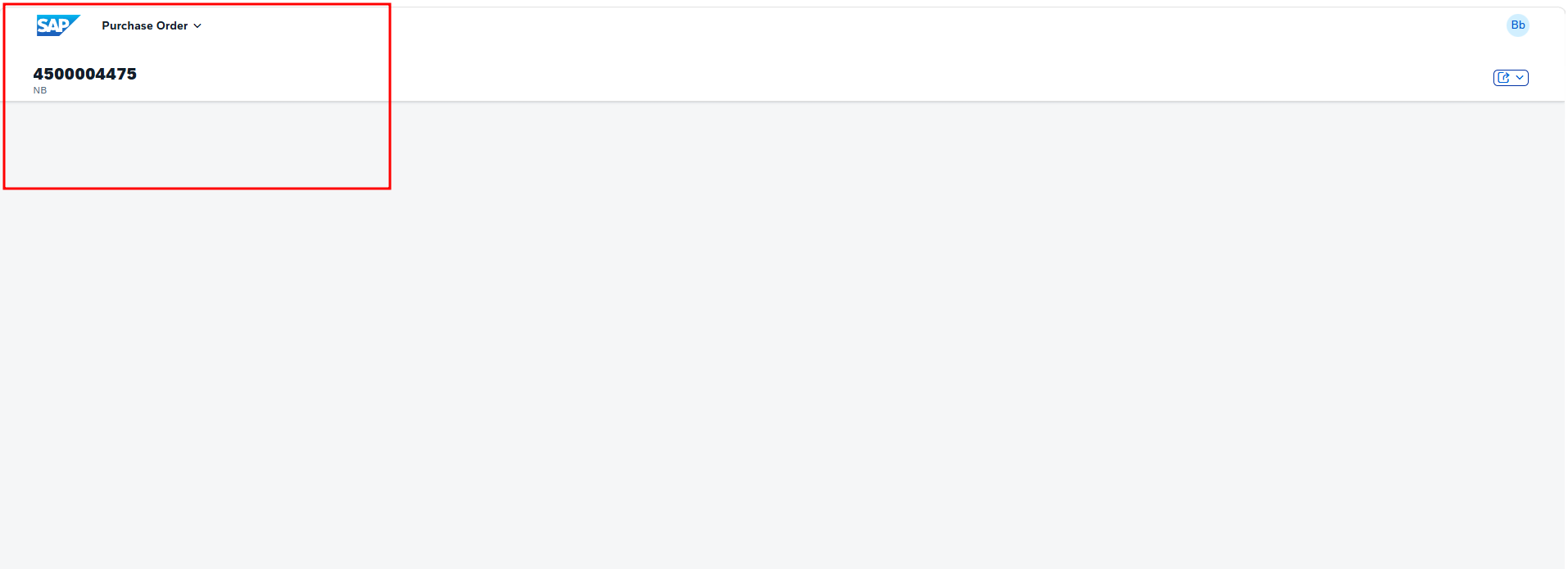 Formatted object page header