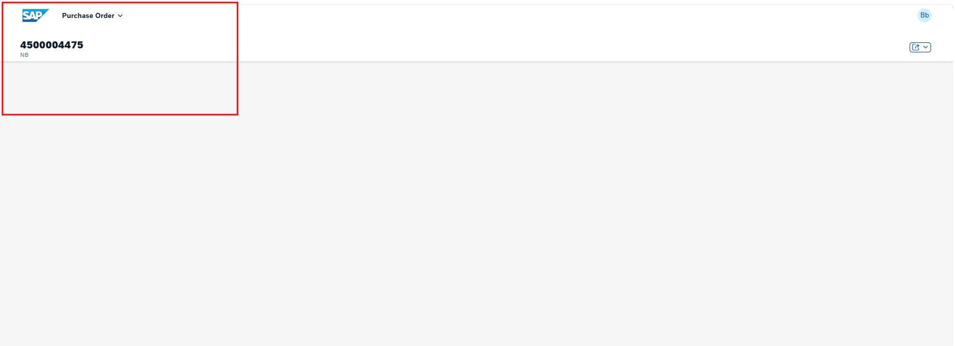 Formatted object page header