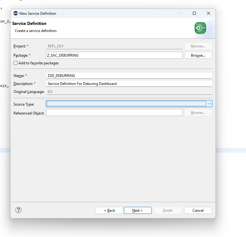 Service Definition with provider contract ina keyword